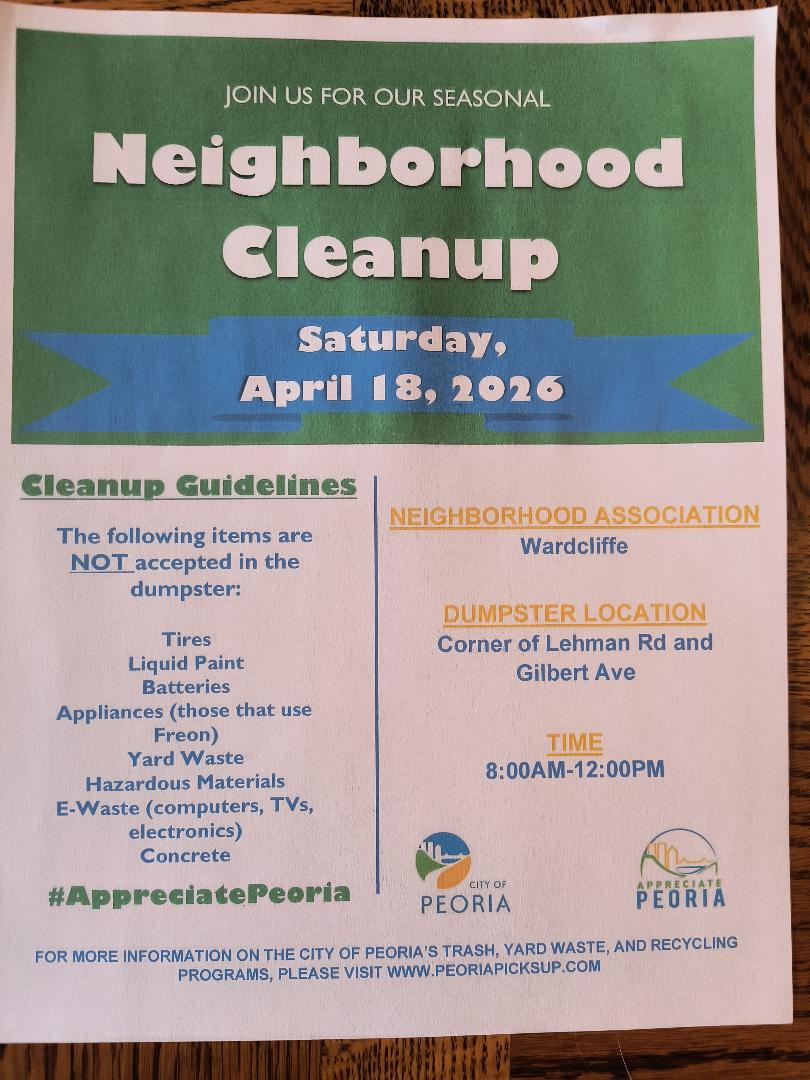 Wardcliffe Neighborhood Cleanup